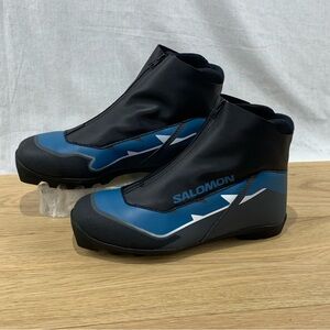 Salomon Escape Cross-Country Black Blue Ski Boots Men’s Size 8.5